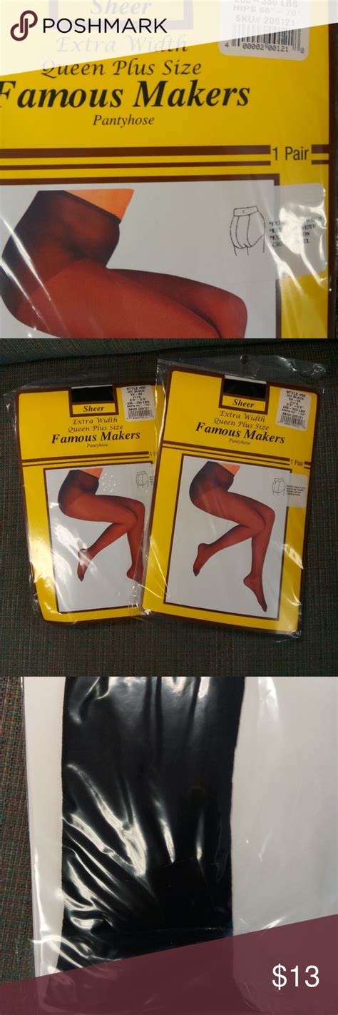 famous makers pantyhose|Ladies Famous Makers Pantyhose Extra Width Queen .